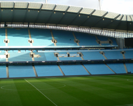 TerraCottem Turf at Etihad Stadium, Manchester City Football Club, England.