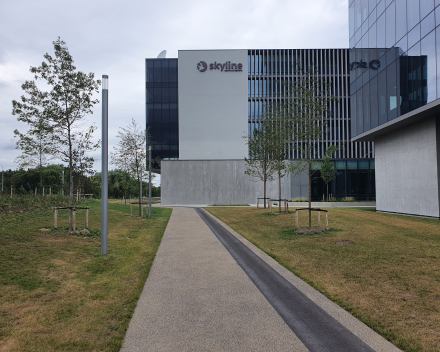 Aanleg parking in grindgazon met TerraCottem Turf