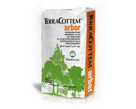 TerraCottem Arbor is available in 20 kg bags.