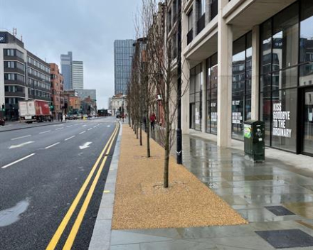 Green-tech use TerraCottem soil conditioning technology for prestigious Manchester ring road planting scheme