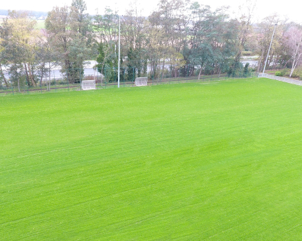 Voetbalveld Sportpark Aalter-centrum met bodemverbeteraar TerraCottem voor sportvelden