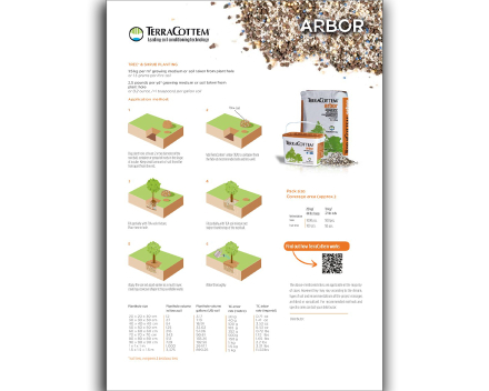 TerraCottem arbor specification sheet