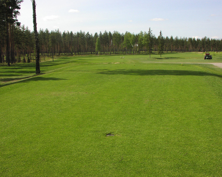 TerraCottem bodemverbeteringstechnologie op Vierumäki Golf, Finland.