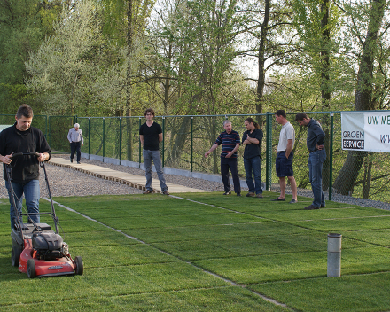 We aim at endorsing and certifying our product's benefits by Universities and independent laboratories - turf trial at UGent for European Turfgrass Society.