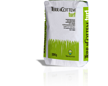 TerraCottem Turf est disponible en sacs de 20 kg.