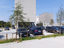 Construction of "gravel lawn" parking with TerraCottem Turf